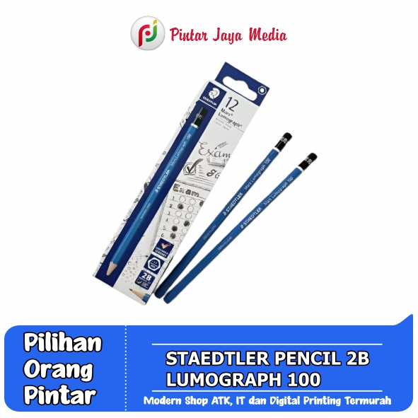 

(ECER) Pensil 2B Staedtler - Pensil Ujian For Computer Scanning