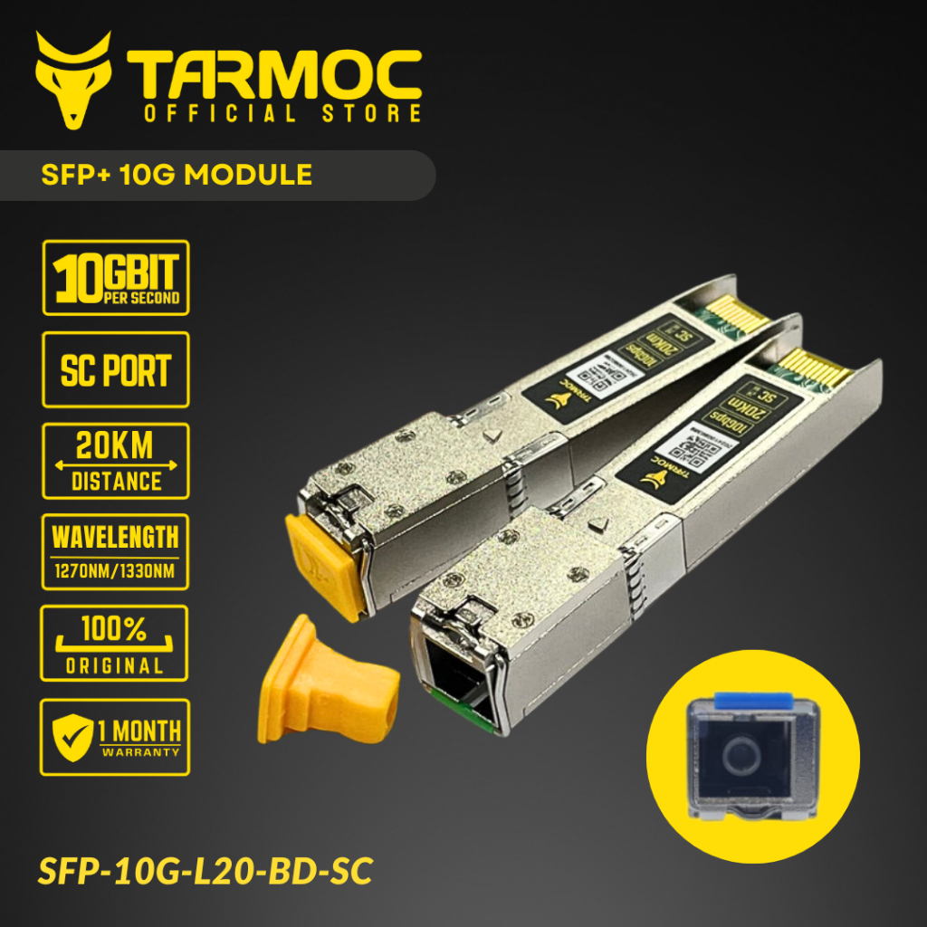 Tarmoc SFP-10G-L20-BD-SC | SFP+ 10G BIDI 20KM SC | SFP+ 10G 20KM Single Mode