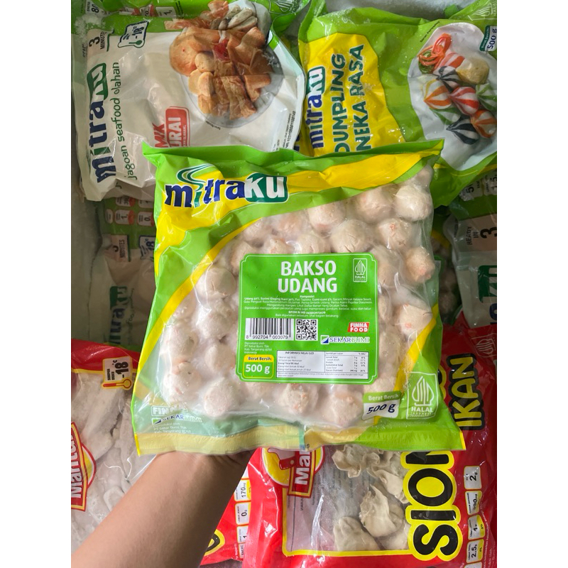

Mitraku Bakso Udang 500 gr/Mitraku Bakso Udang Frozen/