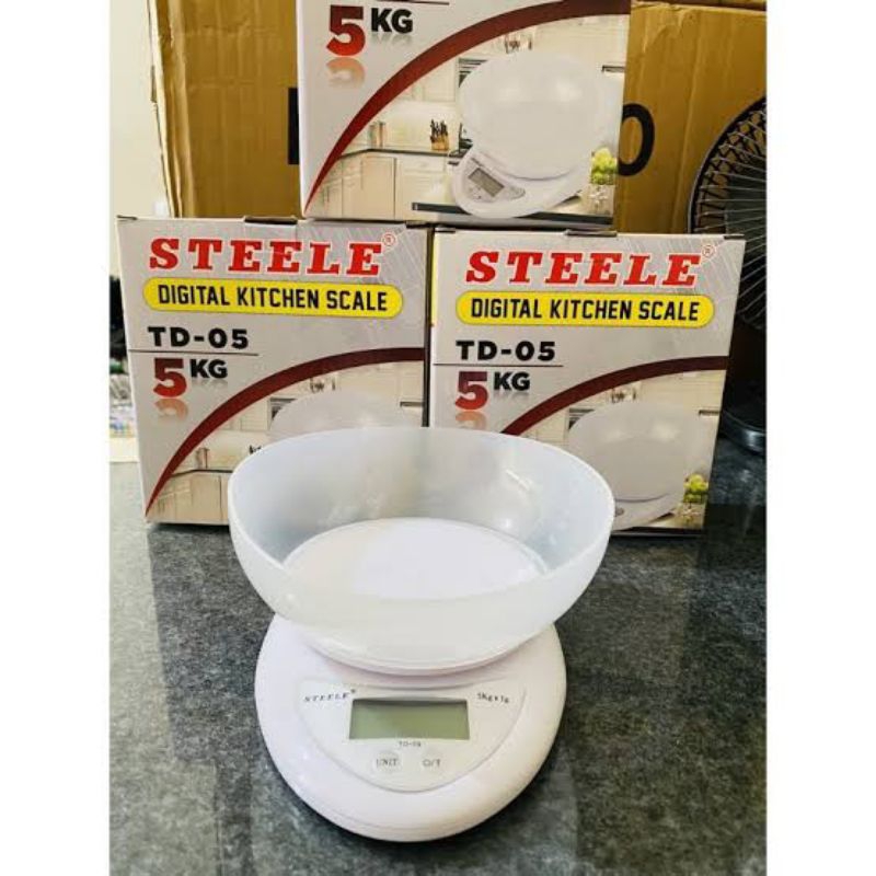 Timbangan Kue Digital 5kg Steele Digital Kitchen Scale