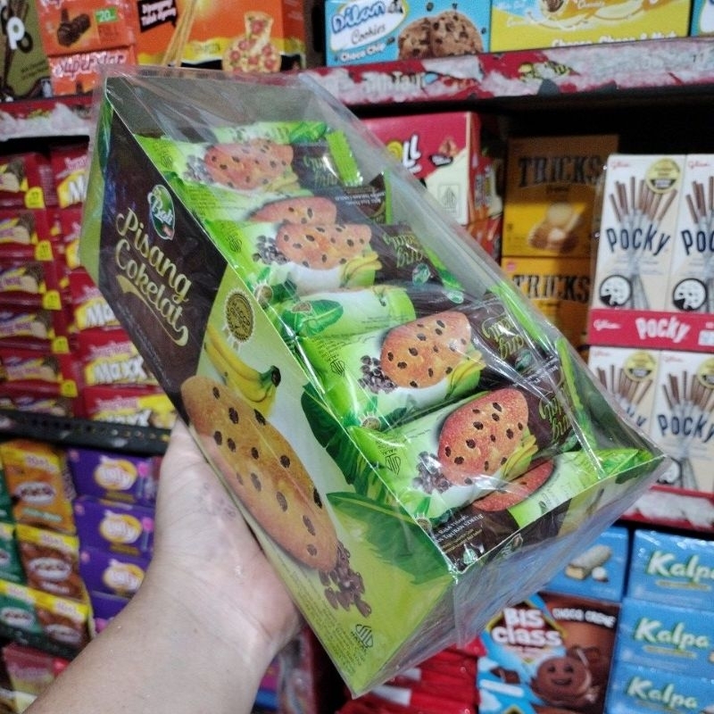 

Bolu Rasa Pisang Dengan Taburan Cokelat isi 24 pcs