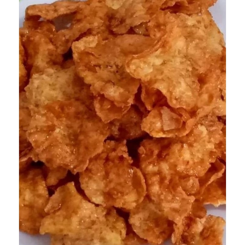 

Emping Aceh pedas manis , renyah dan gurih , 450 Gr