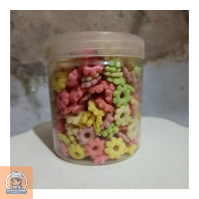 

Camilan Ajisan Sakura Rainbow Toples jar 750ml | Camilan Gurih Asin | Snack Ringan