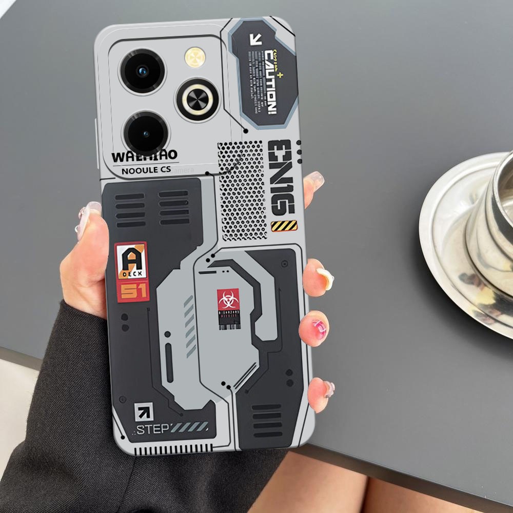 [BC01] Case Untuk Infinix 40i - Motif Mesin CPU Cyberpunk - Softcase Pro Camera, Casing HP, Pelindun