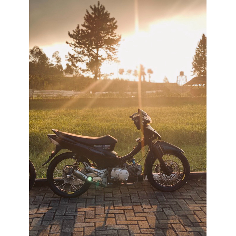 leheran knalpot kolong x tengah supra x 125