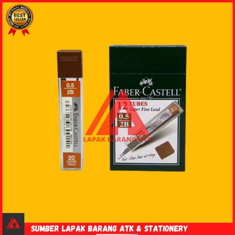 

isi pensil Mekanik 2B Faber-Castell 0'5