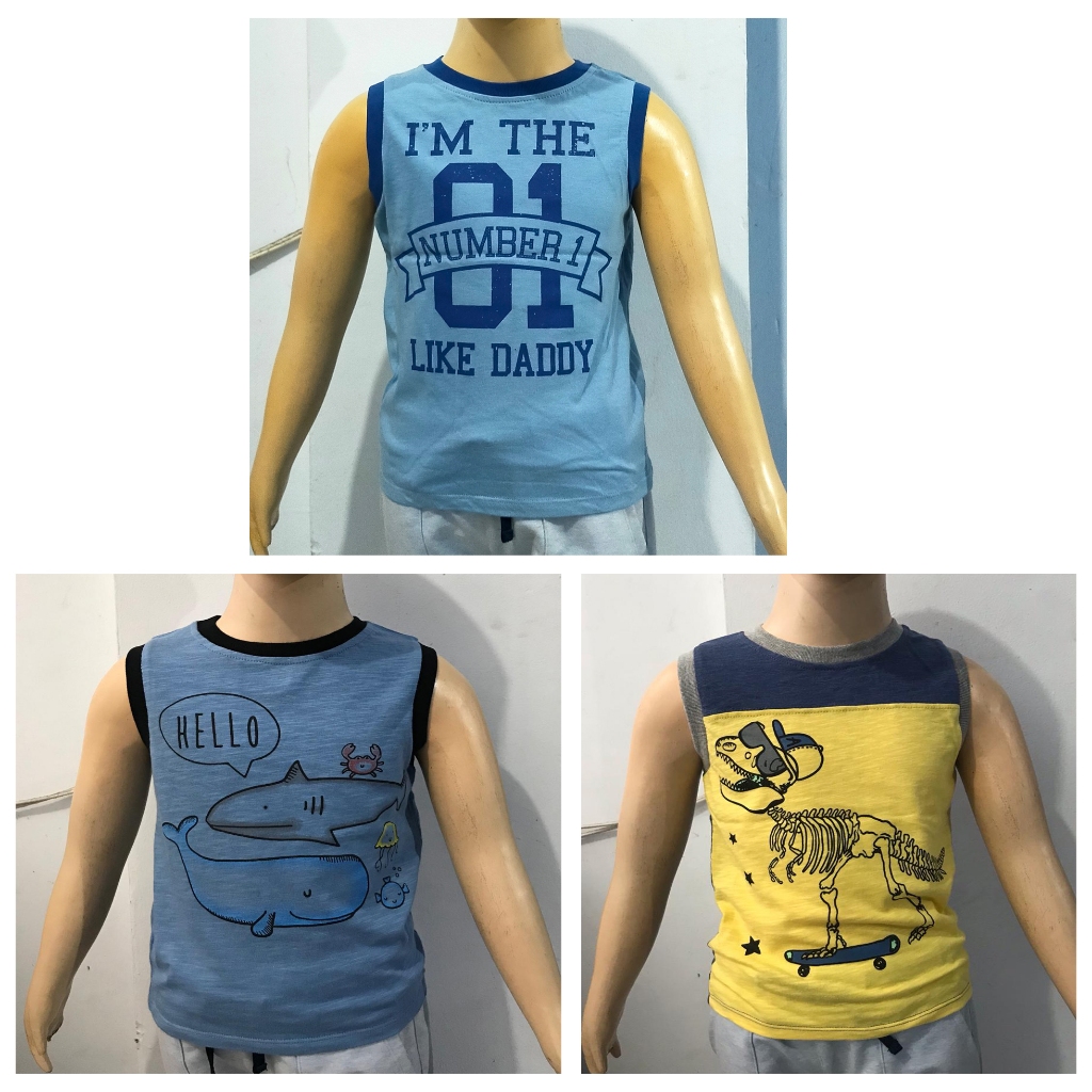 KAOS SINGLET ANAK LAKI LAKI