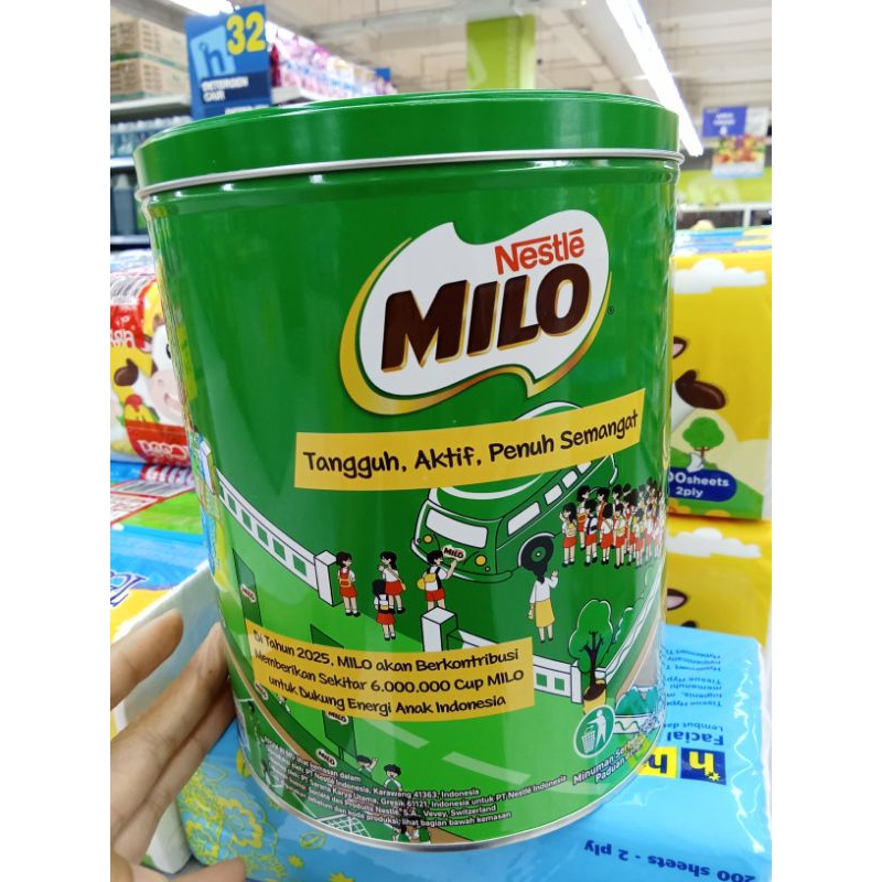 

MILO NESTLE MINUMAN SERBUK COKELAT KALENG 990 GRAM MARET 2026