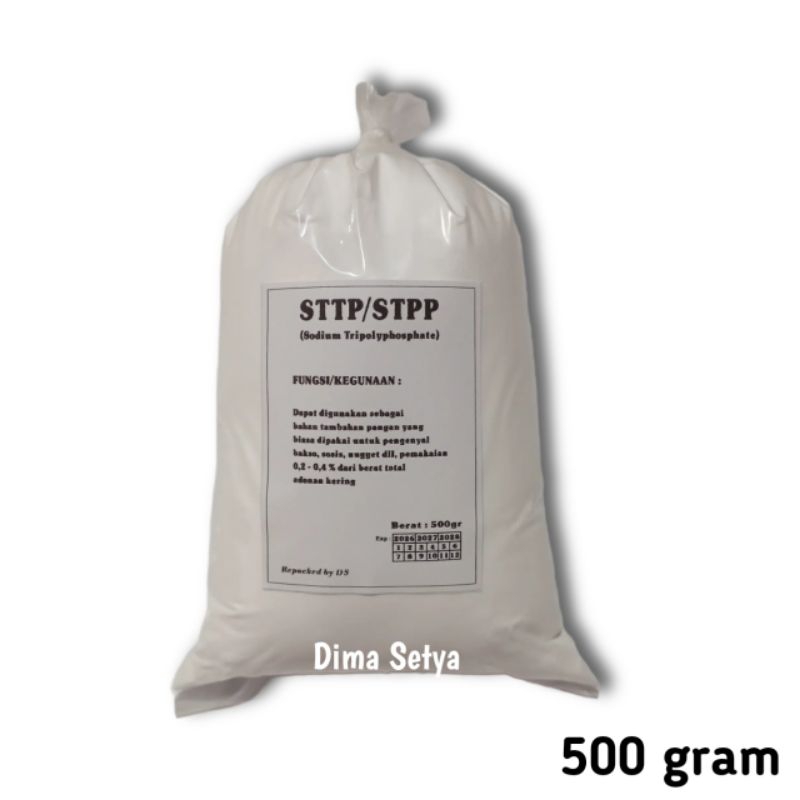 

STTP/STPP (sodium tripolyphosphate) tepung pengenyal bakso 500 gram