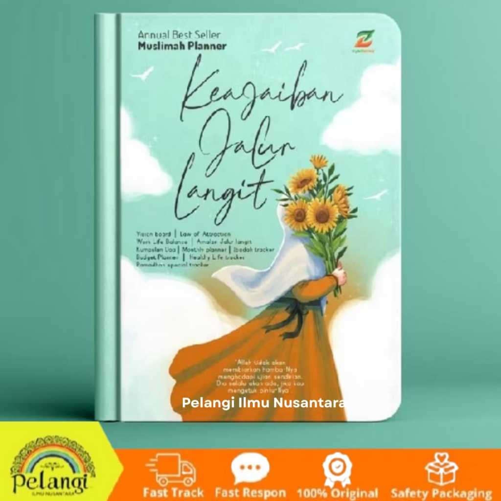 Pelangi Ilmu Nusantara - Buku Keajaiban Jalur Langit Muslimah Planner Best Seller