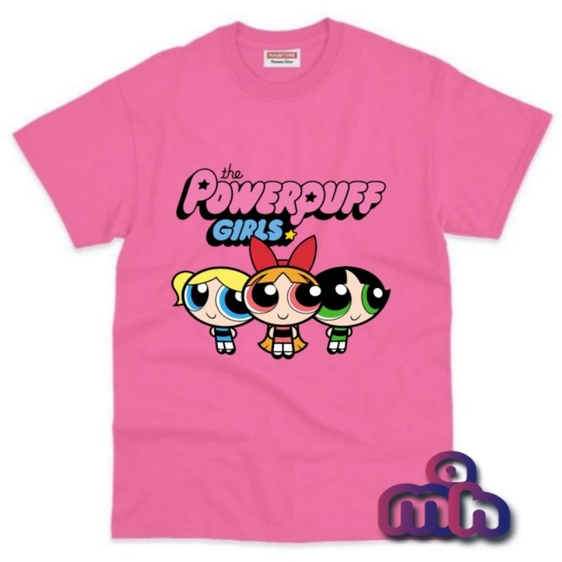 baju kaos atasan anak bergambar Powerpuff girls