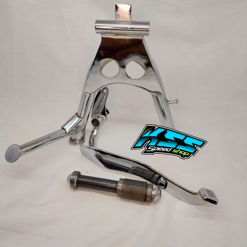 Jagrak Jagang Jagrak Tengah Scorpio Tebel Crum Set Pedal Rem Blitz / Crystal ori dan As Jagang Tenga