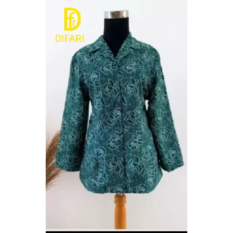 Blus seragam pkk kerah jas