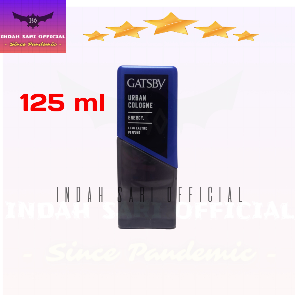 GATSBY Body Perfume Urban Cologne Energy 125 mL – Parfum Pria Aroma Segar Maskulin Tahan Lama