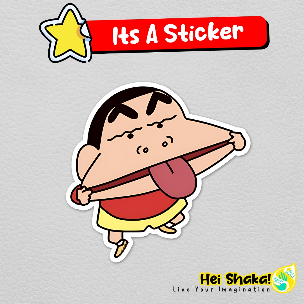 

Stiker Shinchan Melet Sticker Vinyl Anti Air