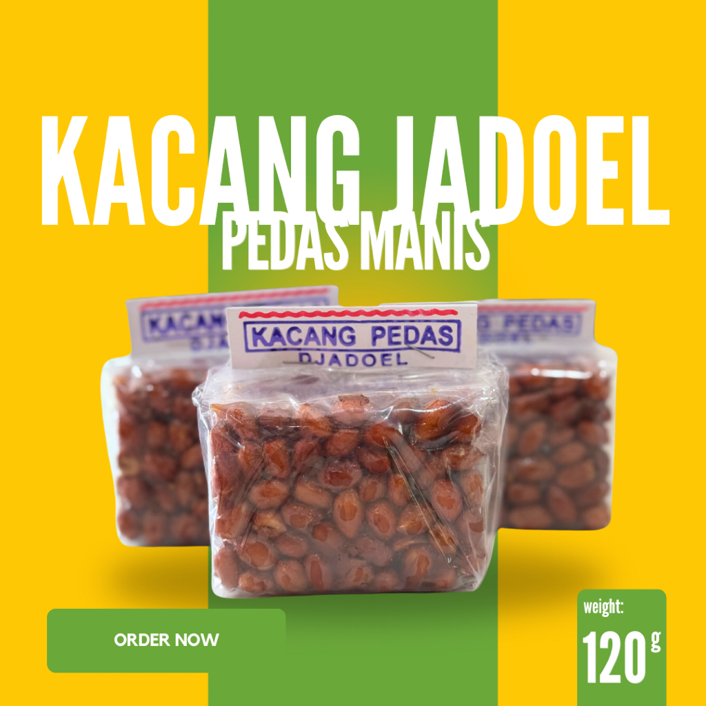 

Kacang Jadoel Pedas Manis Gula Jadul Tradisional Jajanan Oleh oleh Magelang Jogja