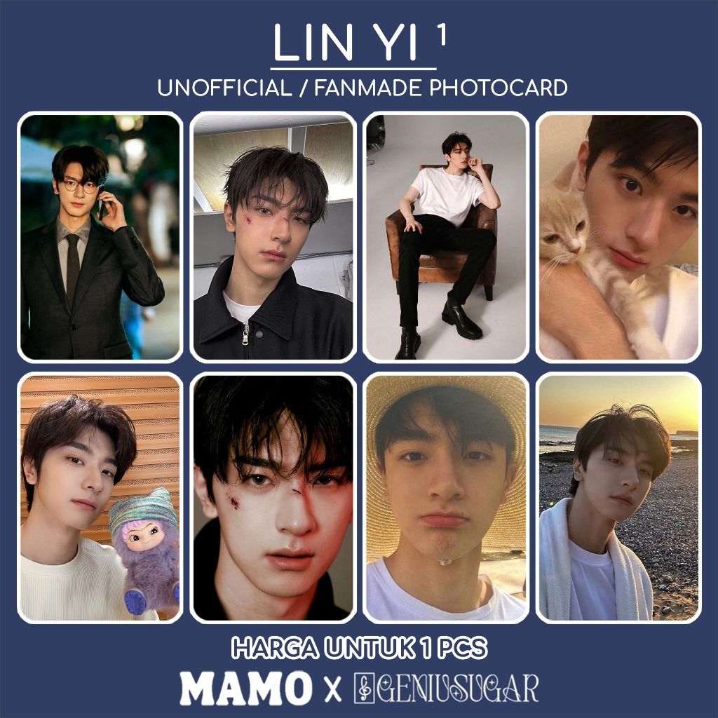 [MAMO] CHINESE ACTOR - LIN YI [1] PHOTOCARD FANMADE