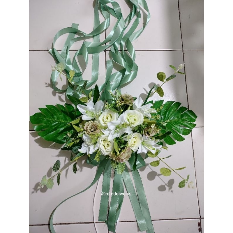 BUNGA MOBIL PENGANTIN/BUNGA/BUKET MOBIL/HIASAN MOBIL PENGANTIN