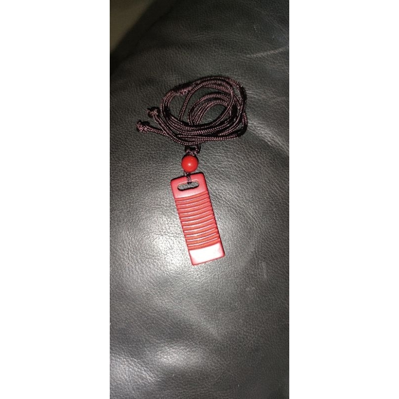 Kalung Cinabar Carving papan pengilesan natural stone