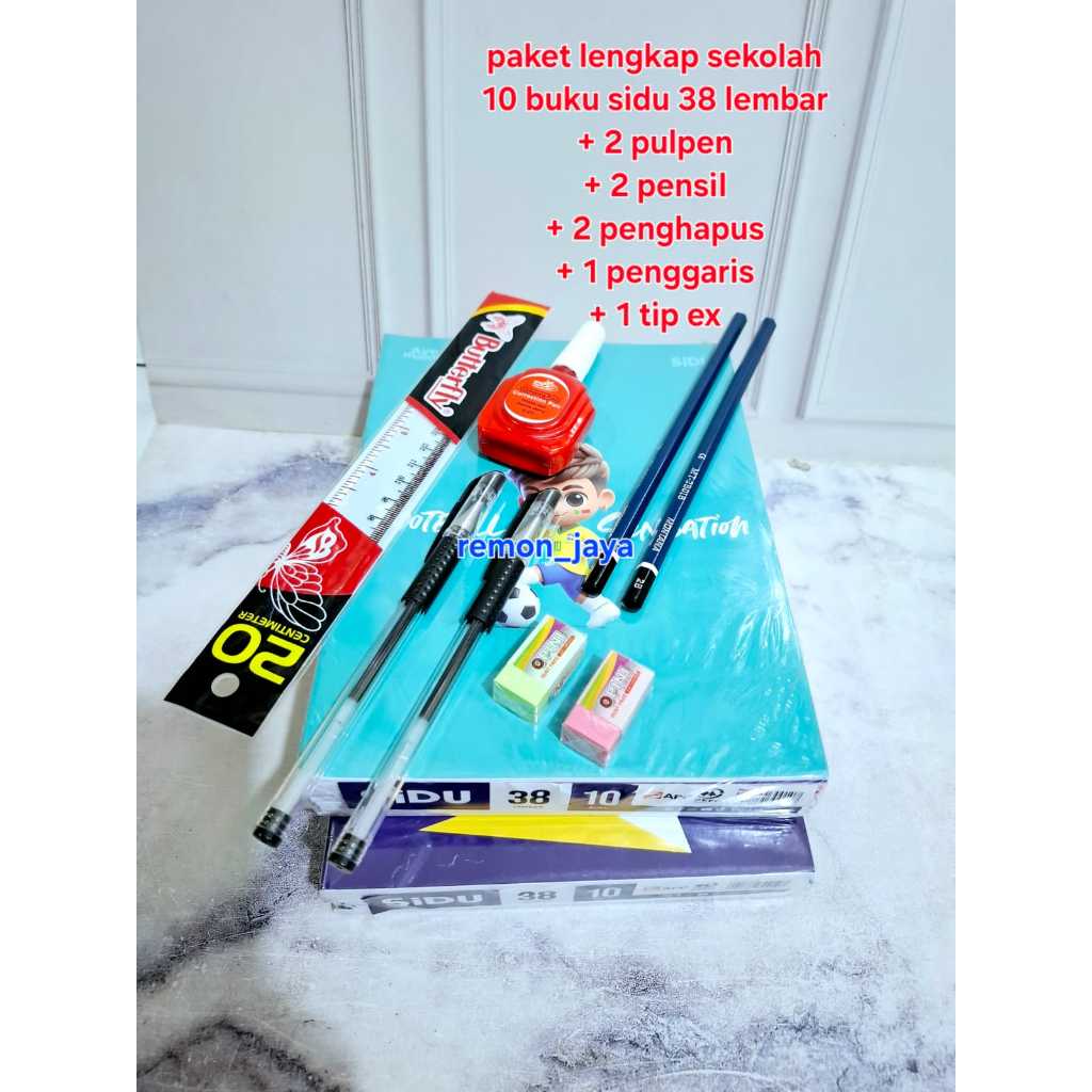 

D3W! PROMO paket lengkap buku #perlengkapan sekolah 1paket
