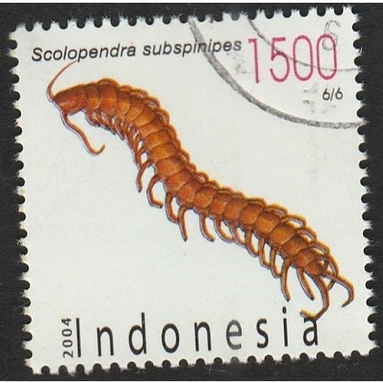

A 12064 SATU BUAH PRANGKO INDONESIA TEMA SATWA KELABANG DENGAN KONDISI SUDAH ADA CAP