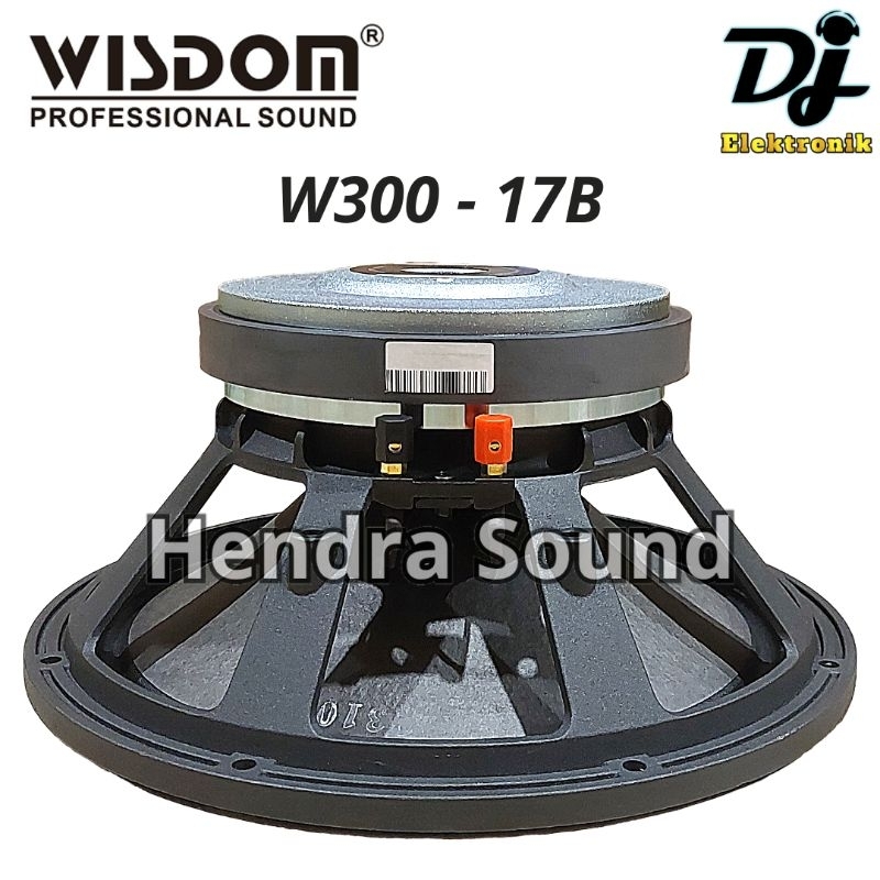 WISDOM ● W300-17B / W 300 17 B - Speaker Komponen (12 inch)