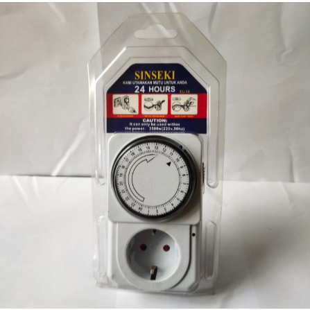 Timer listrik manual 24 jam SINSEKI