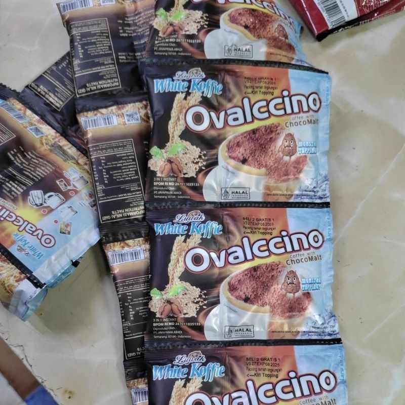 

LUWAK OVALCCINO 1 RENCENG ISI 10 PCS