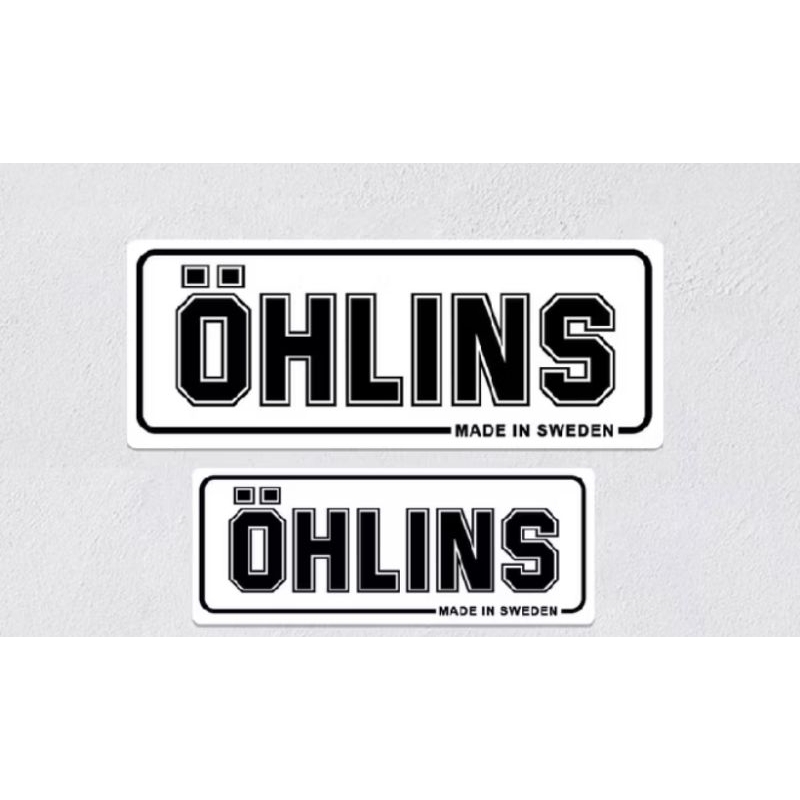 

STIKER VINYL DECAL OHLINS