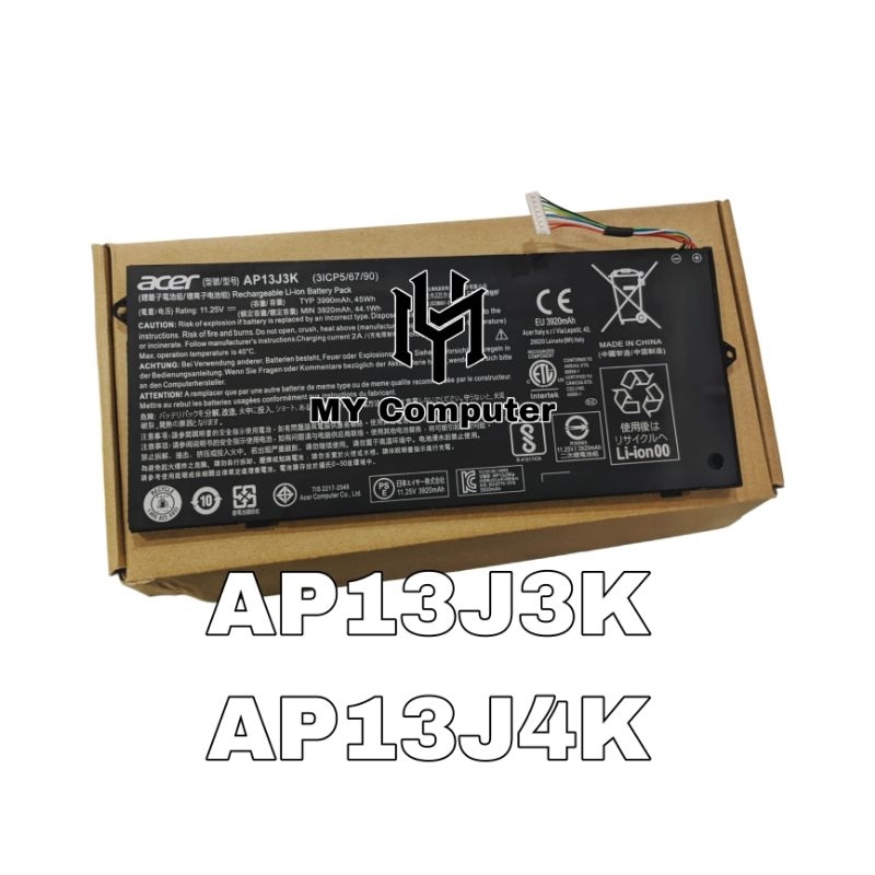 Baterai Baterry Acer Chromebook Acer Chromebook C720 Series Acer Chromebook C733 Series A13J3K