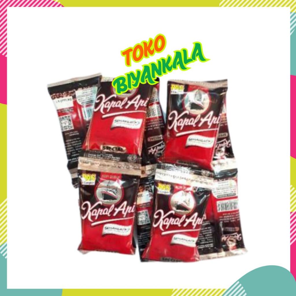 KOPI KAPAL API MINI SPECIAL TANPA GULA 10 SACHET