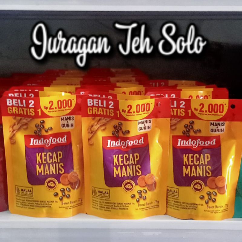 

[3pcs] 2 GRATIS 1 INDOFOOD KECAP MANIS 77 gr