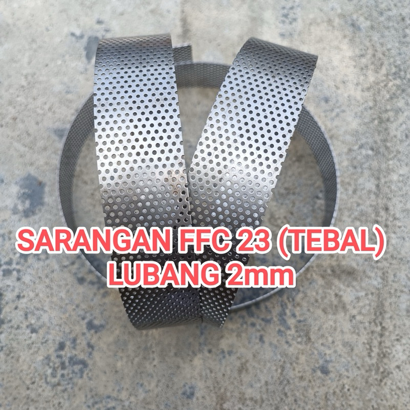 ffc23 TEBAL sarangan selep diskmill ffc23 lubang 2mm saringan giling kopi beras jagung ffc 23 2 mm