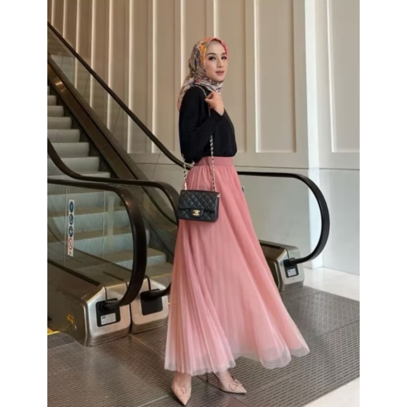 Gonegani Rok Tutu Disney Princess Cinderella biru, Aurora pink,Maleficent Abu,Pocahontas Coklat