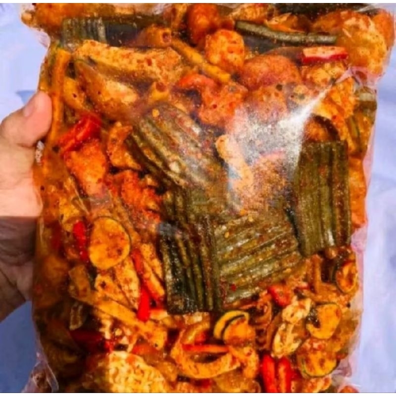 

Seblak Mix Campur Pedas Daun Jeruk/Kerupuk Seblak Campur Pedas Daun Jeruk 250 Gram