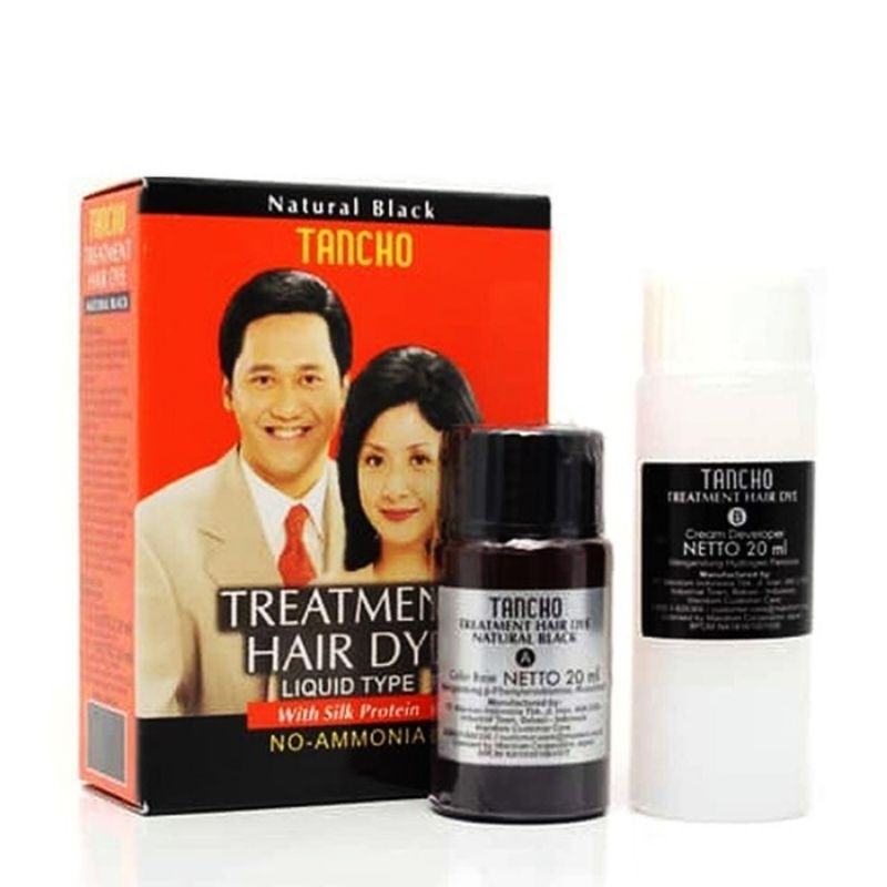 Tancho Treatment Hair Dye Liquid Type | Tancho Hair Dye Bubuk