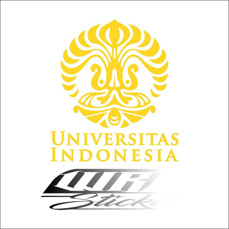 

stiker cutting logo kampus ternama