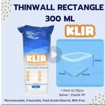 thinwall 300ml klir