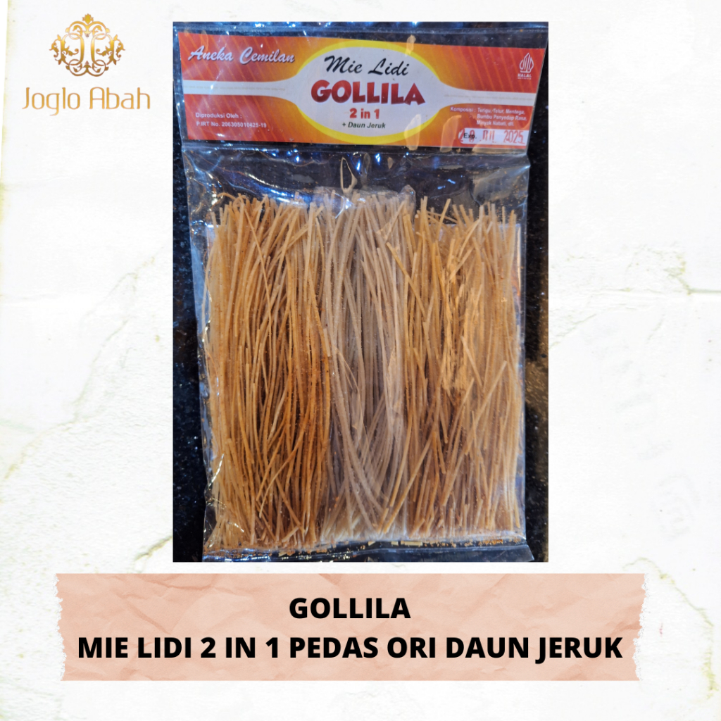 

Golilla - Mie Lidi 2in1 Pedas Daun Jeruk dan Original