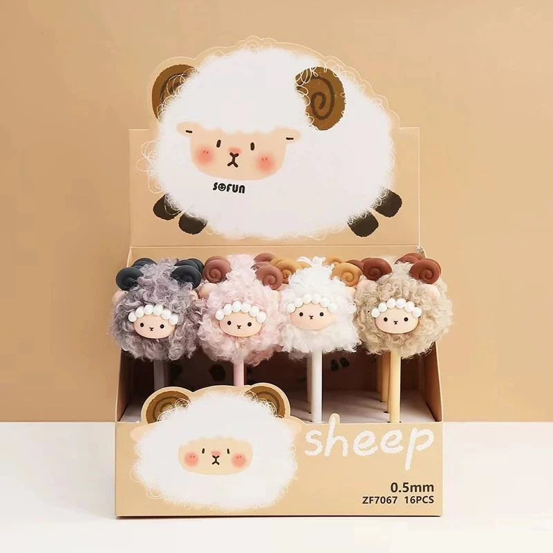 

Sheep Head Pen ZF7067 - Pulpen Domba Pompom Sofun Lucu