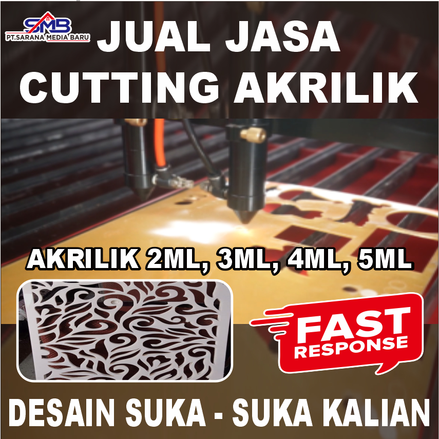 Jasa Cutting Laser / Jasa Grafir Akrilik / Jasa Cutting Plat / Jasa Custom Akrilik / Jasa Laser PVC