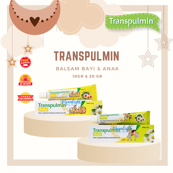 Transpulmin Baby Kids Balsam Bayi Anak 10gr dan 20gr Baslem Flu Anak