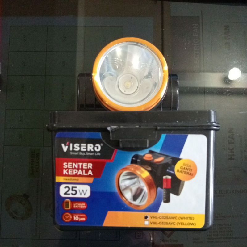 Visero 25w senter kepala