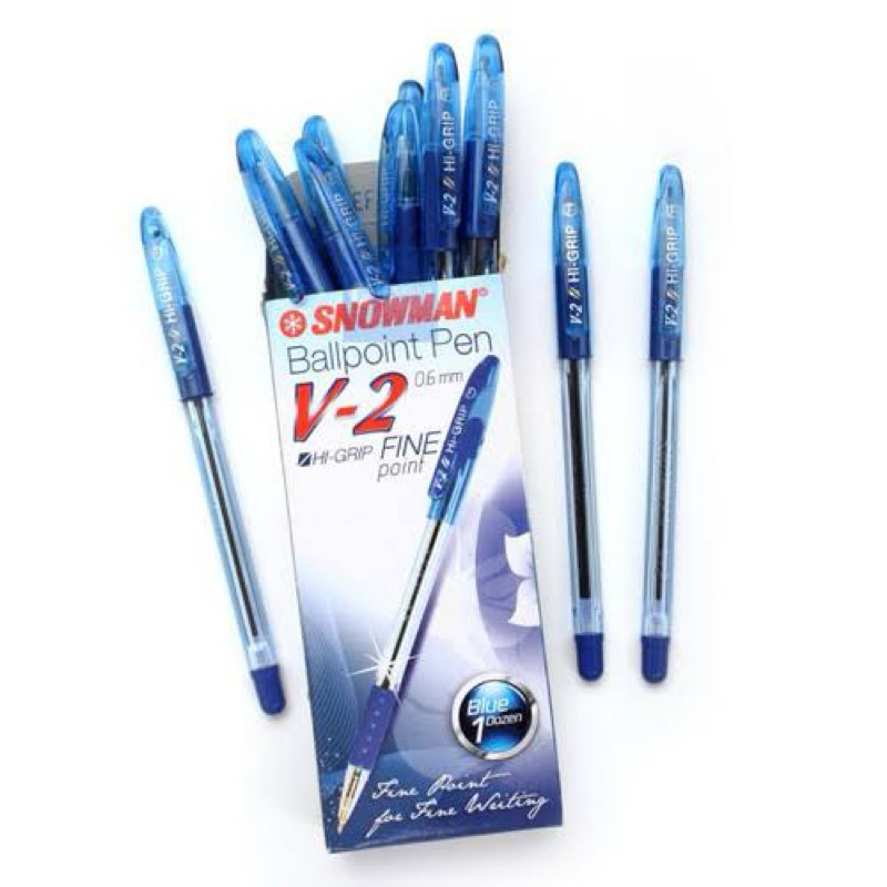 

Pulpen snowman V-2 Biru