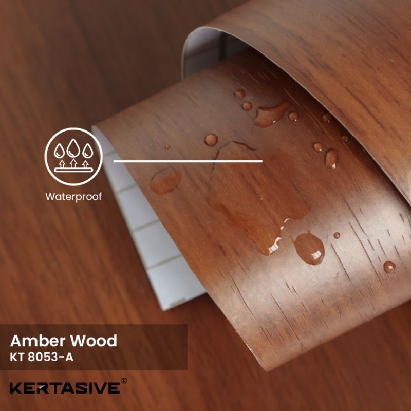 KERTASIVE AMBER WOOD - PVC INTERIOR - KERTASIVE FILM ( L.122 cm 50mtr/Roll )