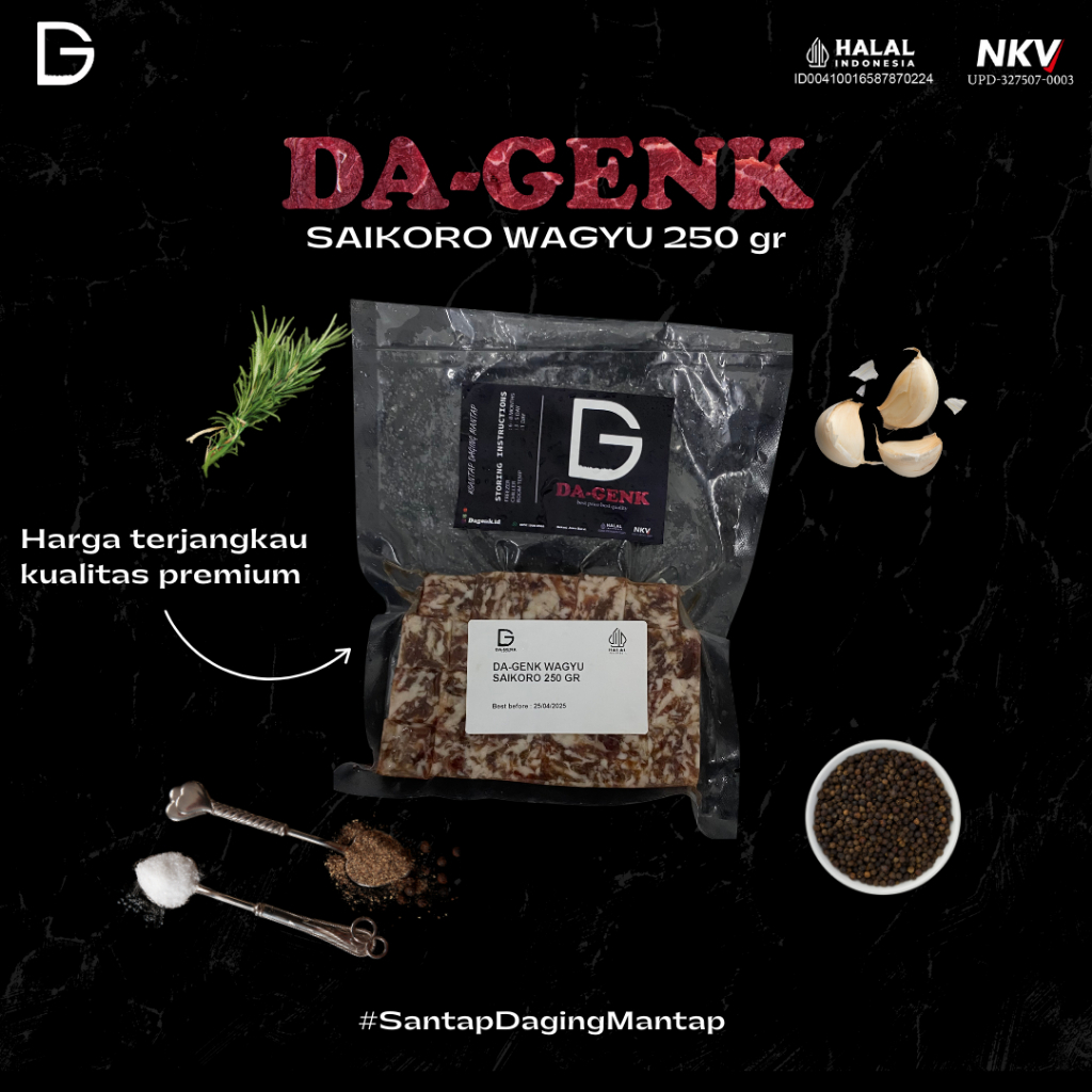 

saikoro wagyu 250gr