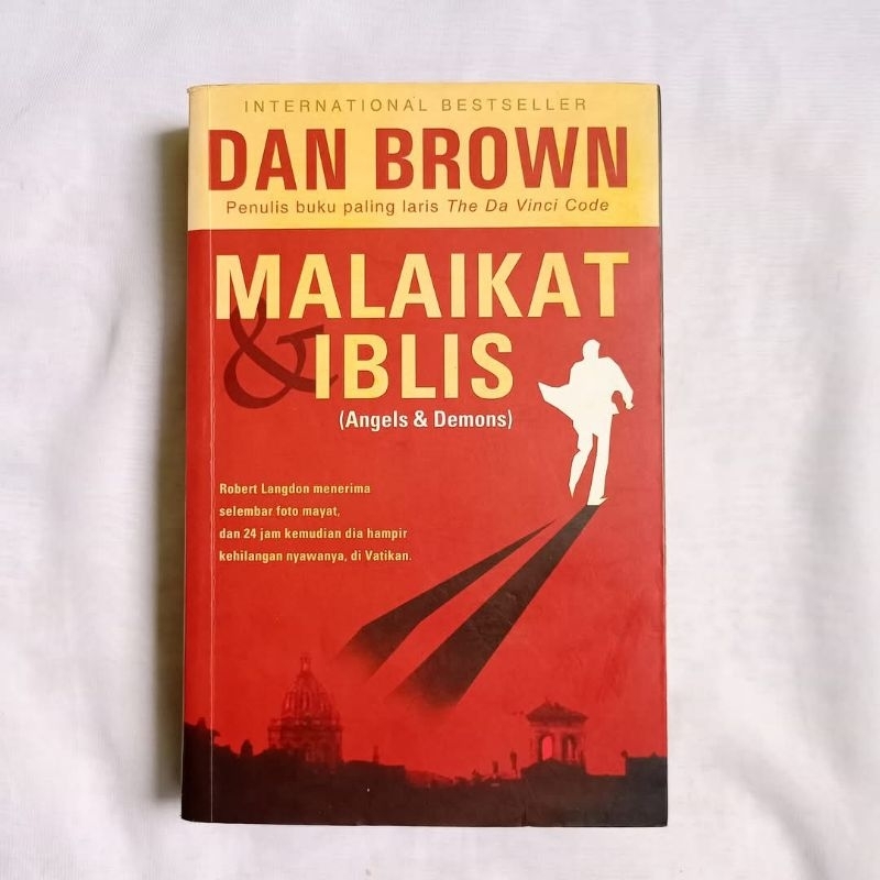Original Malaikat dan Iblis Angels and Demons karya Dan Brown Ukuran Besar Terbitan Serambi