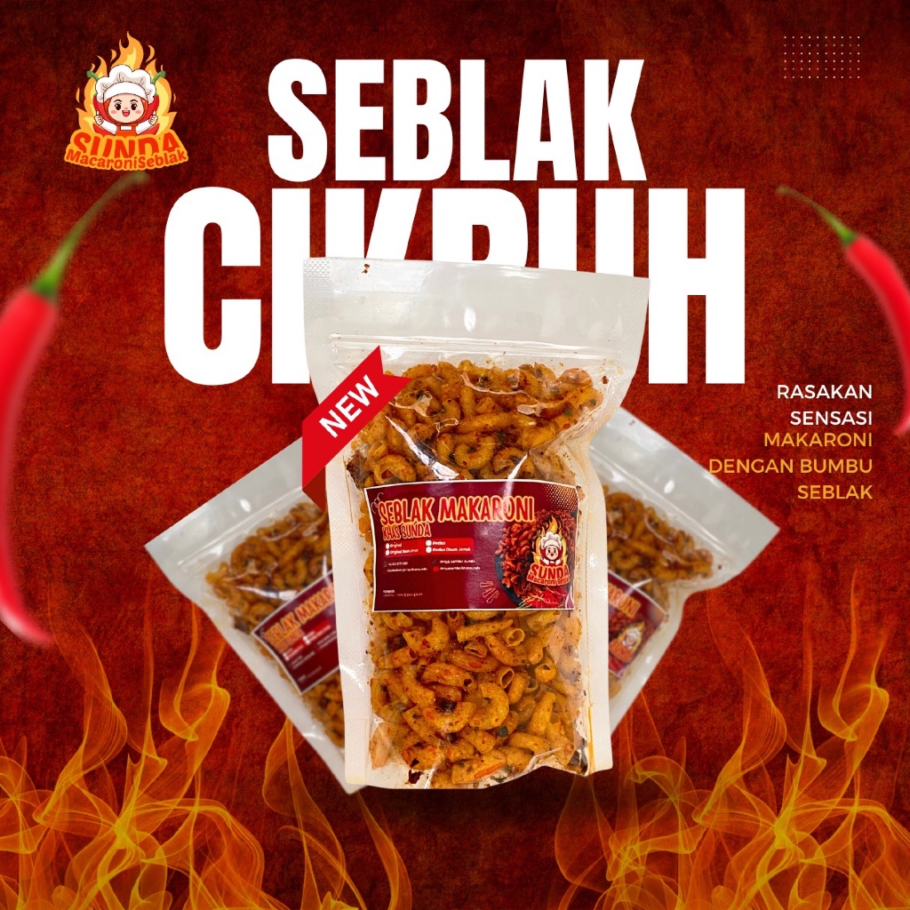 

Makaroni Cikruh bumbu seblak gurih pedas khas sunda