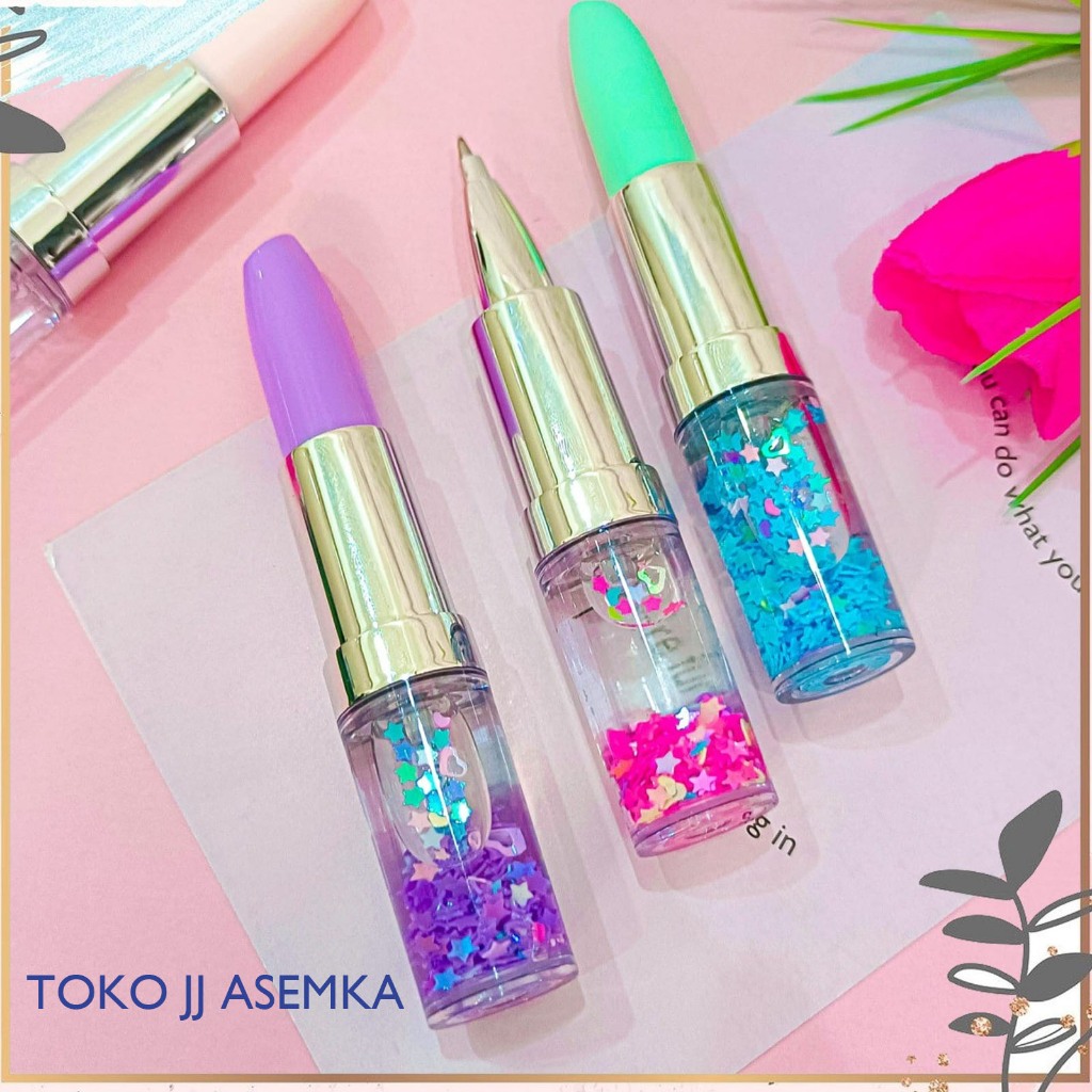 

PULPEN GEL LIPSTIK FULLBODY LUCU UNIK KARAKTER ALAT TULIS SEKOLAH TERMURAH