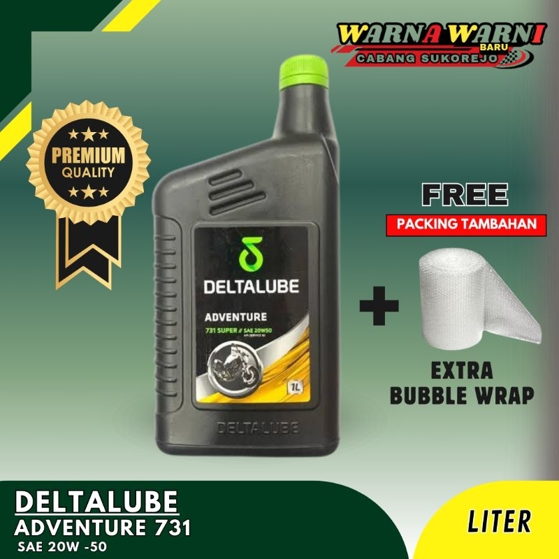 Oli Deltalube Adventure 731 Super SAE 20W50 isi 20w-50 1L Original 100%